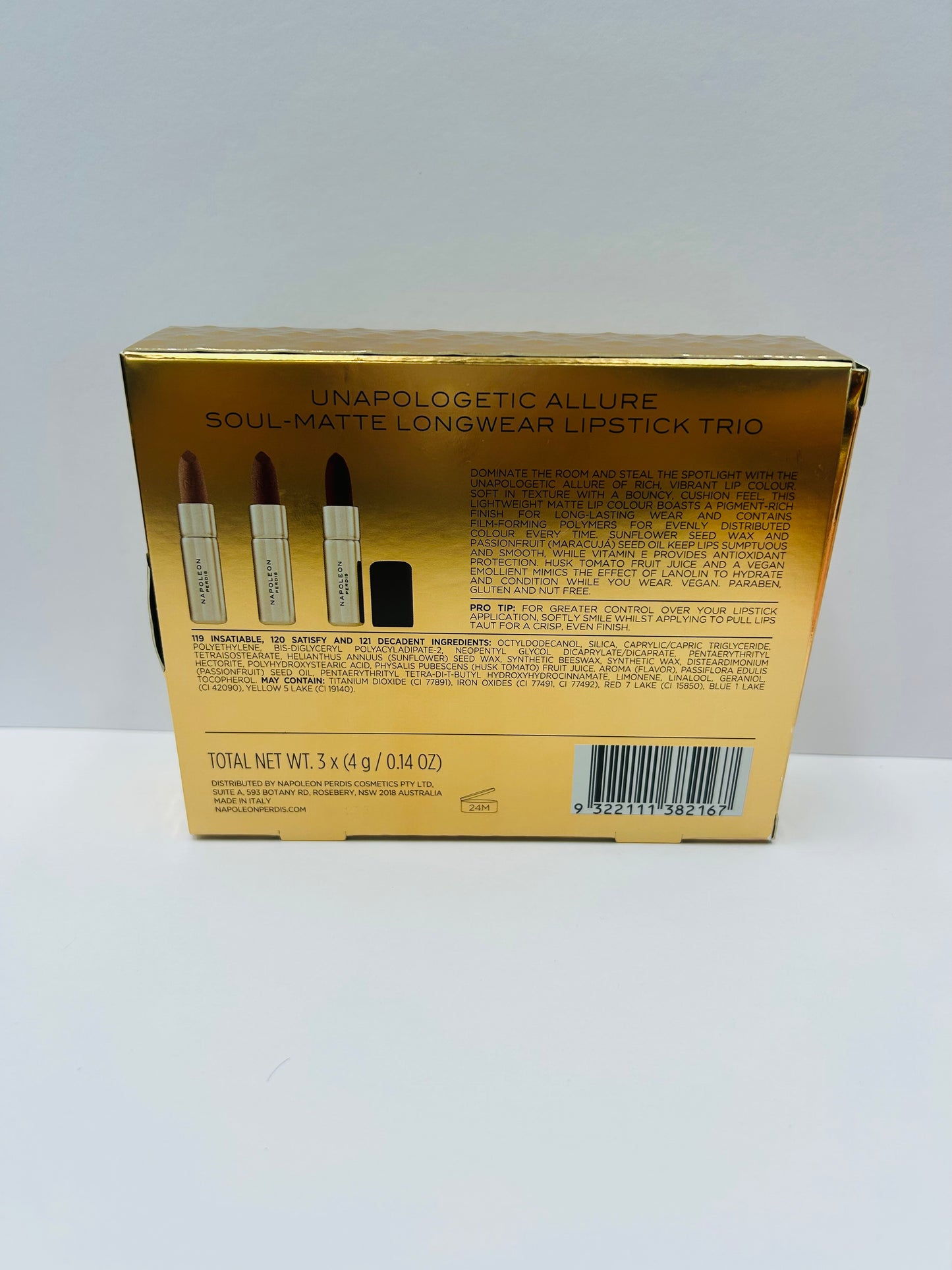 NAPOLEON PERDIS lipstick pack
